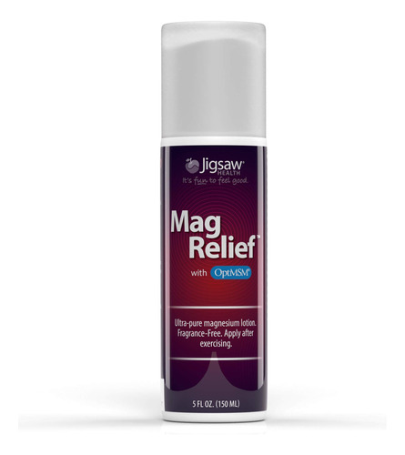 Jigsaw Health Magrelief - Locion De Magnesio, 5 Onzas