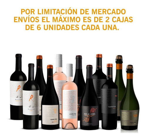 Imagen 6 de 9 de Vino Punto Final Mix Portafolio 6 Botellas