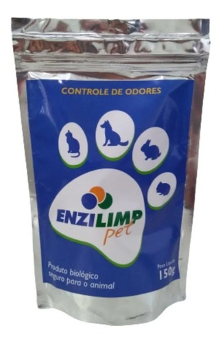 Enzilimp Pet - Elimina Fezes E Mau Cheiro De Animais - 150g
