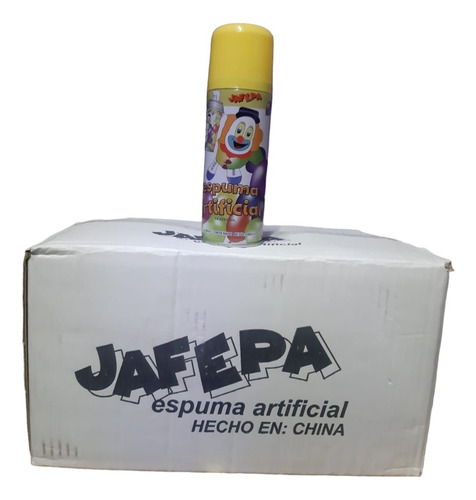 Espuma En Spray Caja Con 24 Latas Fiestas Bolos Cumpleaños