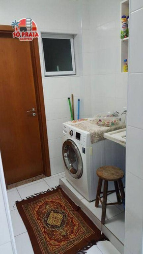 Imagem 5 de 19 de Cobertura Com 3 Dormitórios À Venda, 155 M² Por R$ 950.000 - Boqueirão - Praia Grande/sp - Co0032