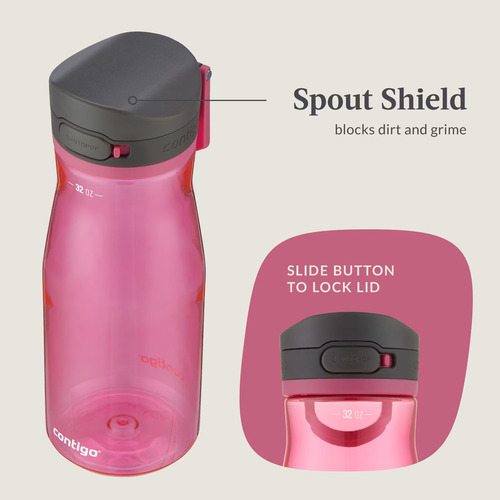 Botella Contigo Jackson 32 Oz Dragon Fruit (946 Ml) Bpa Free