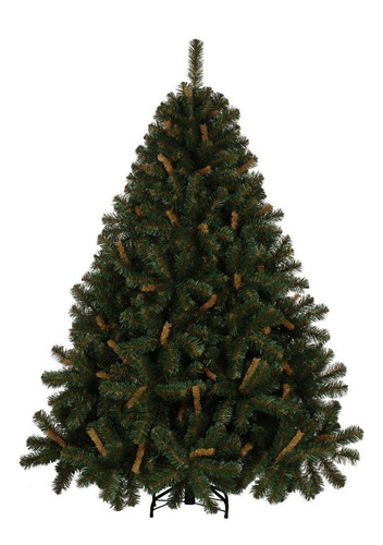 Arbol Navidad Alpino 2.1mts Base Metálica Hot Sale