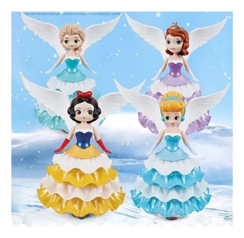 Fada Frozen Boneca Bailarina Musical Acende Luz E Canta