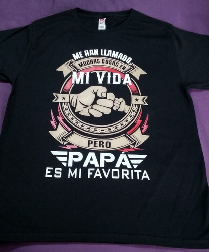 Playera Papa Mi Palabra Favorita