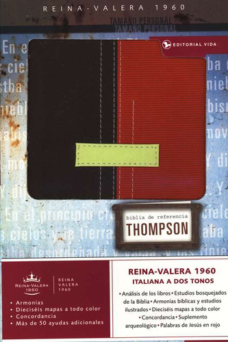 Biblia Thompson Personal Rvr1960, Color Marrón Y Terracota