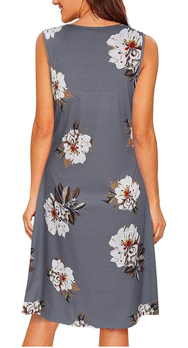 E Dress Minivestido Floral Sin Mangas Para Mujer Summer Bea E Dress Minivestido Floral Sin Mangas Para Mujer Summer Bea