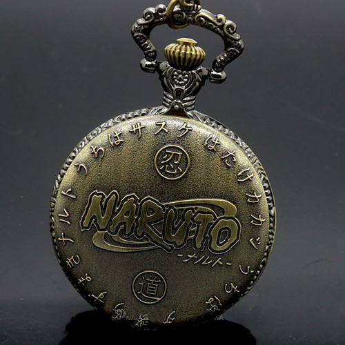 Reloj Colgante Collar De Naruto Coleccionable Konoha Hoja