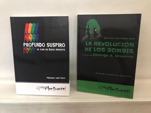 Combo De 2 Libros. George Romero Y Dario Argento