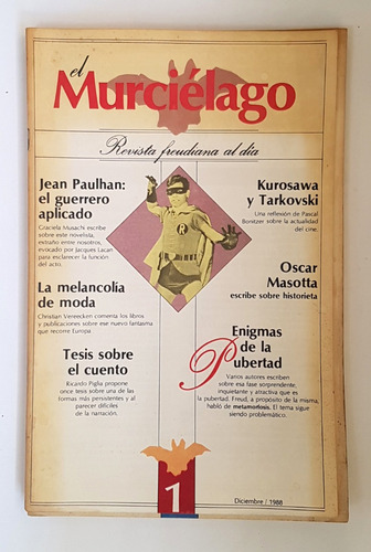 Revista El Murcielago Nro 1, Diciembre 1988