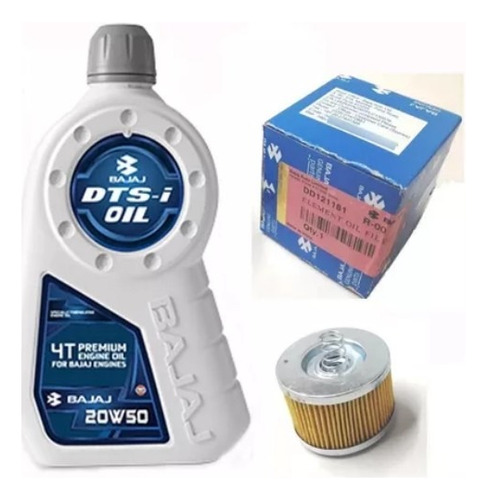 Kit Aceite 1.2 Mas Filtro Aceite Bajaj Rouser 135 Original