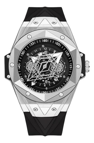 Elegante Reloj Deportivo De Esqueleto, Espacio 3d