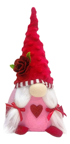 (b) Muñecos De Peluche Gnomos Con Rosas Home Ornam