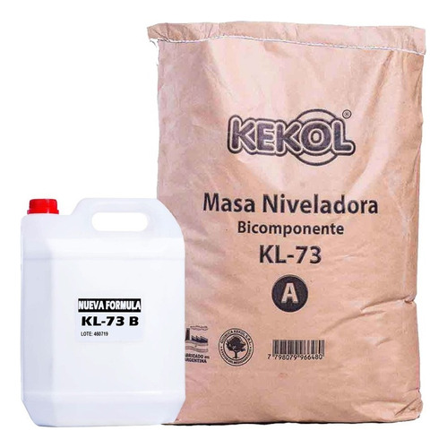 Masa Niveladora Corrector Pisos Vinilicos Goma Kit X 35kg