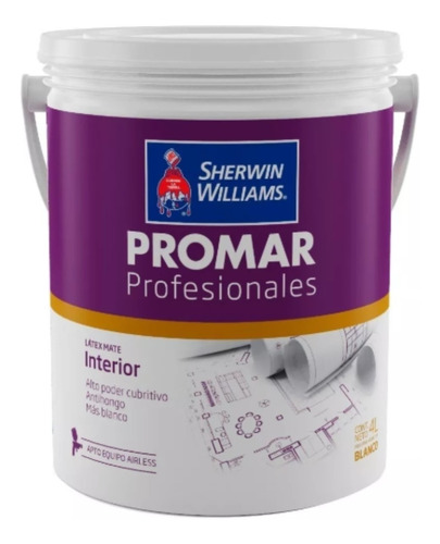 Latex Profesional Interior Sherwin Williams 20 Lt - Rex