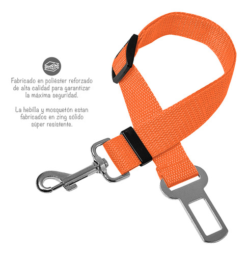 Cinturon De Seguridad Auto Para Perros Mascotas