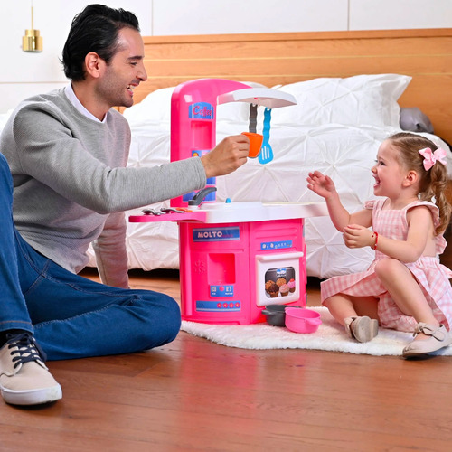 Cocina Prinsel Juego First Chef Rosa Niña Rosa