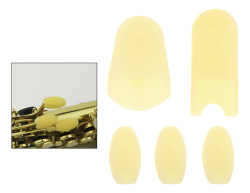 Saxofón De Silicona Protector De Apoyo Para El Amarillo