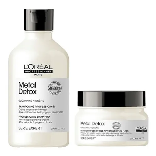 L´Oréal metal detox serie expert shampoo 300ml mascara 250ml
