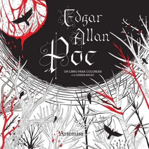 Edgar Allan Poe Para Colorear -  