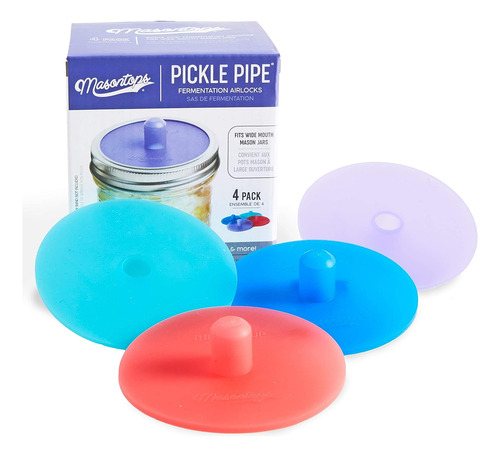 Tapa De Silicona Premium Para Fermentador Mason Boca Ancha