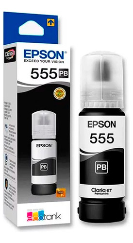 Tinta Epson T555 Negro L8160/l8180