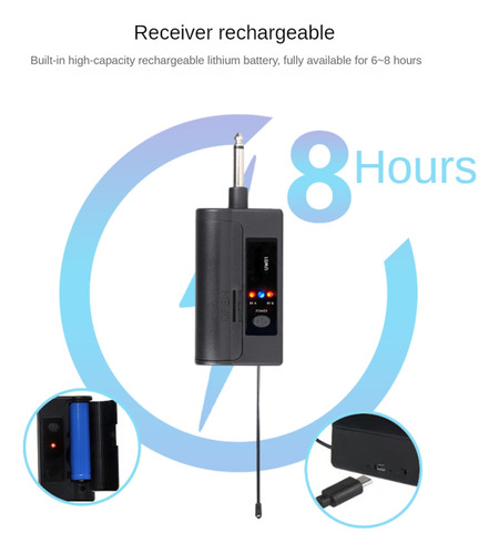 Sistema De Micrófono Lavalier Dual Inalámbrico De 30 M De A