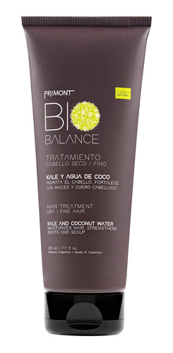 Tratamiento Kale Y Agua De Coco Bio Balance X220ml Primont