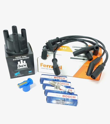 Kit Cable 4bujias Tapa Distribuidor Y Rotor Gol Sav. 1.6 Cht