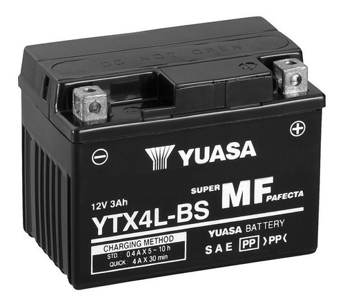 Bateria Yuasa Honda Kawasaki Ytx4l-bs 12v 3 Ah