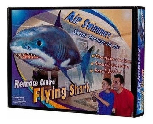 Globo Inflable Tiburón Volador Con Control Remoto Rc