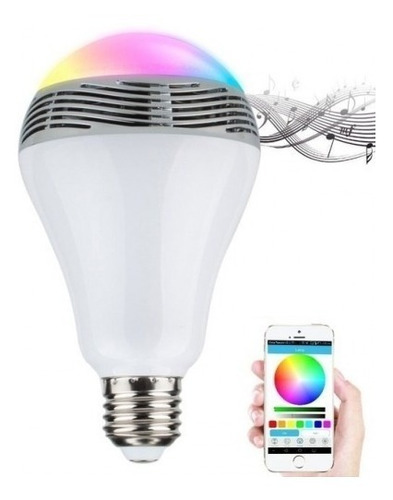 Lampara Parlante Led Smart Party Fiesta Musica Colores