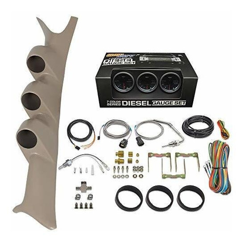 Glowshift Diesel Gauge Package For ******* Ford Super Duty F