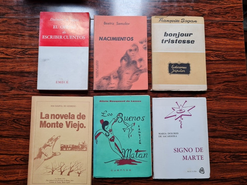 Lote De Libros Varios De Poesia Y Novelas -244-