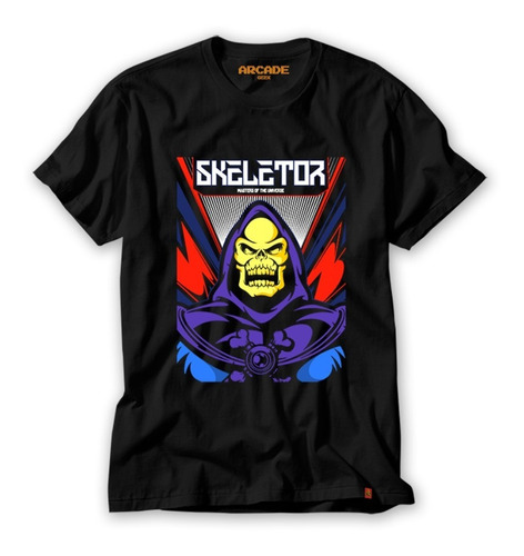 Camiseta He-man Esqueleto Skeletor Mestres Do Universo Maste