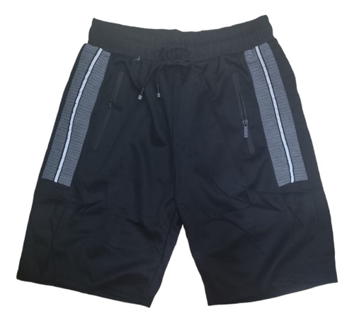 Pack 3 Shorts Hombre Algodón. Lineas Jogger Fit Deportivo 