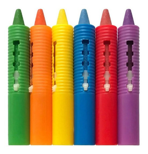 Imagem 2 de 9 de Giz De Colorir No Banho Risque E Apague C/ Esponja Buba 7472