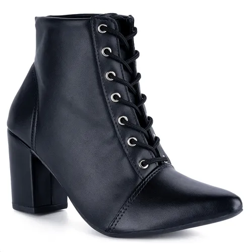 Bota coturno bico fino discount