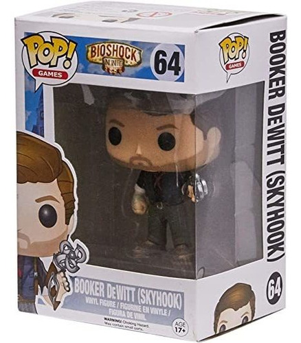 Funko Pop Juegos: Bioshock  Skyhook Booker Dewitt Figura