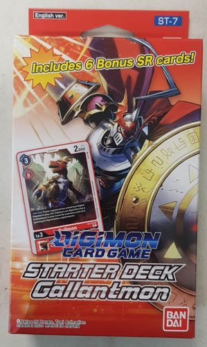 Digimon Card Game Strarter Deck Gallantmon St-7 Nuevo !!!