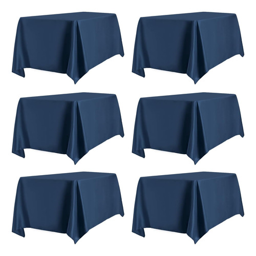 Mantel Resistente A Manchas Y Arrugas Para Mesa De 6 Ft