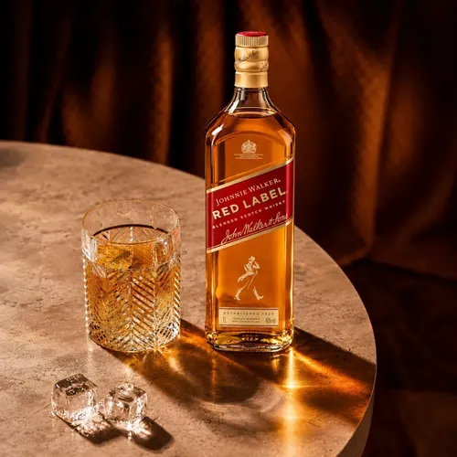 Whisky Johnnie Walker Red Label Blended Scotch 1 Litro Original