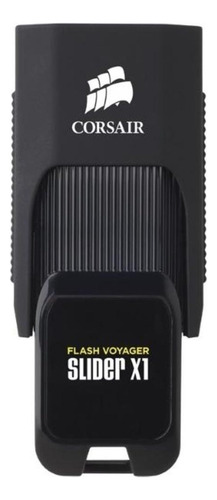 Pendrive Corsair Flash Voyager Slider X1 CMFSL3X1-128GB 128GB 3.0 negro