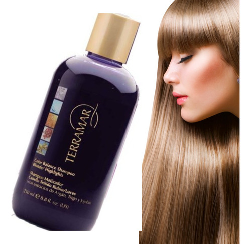 Shampoo Matizador Rubio Con Argan, Trigo Y Jojoba Terramar