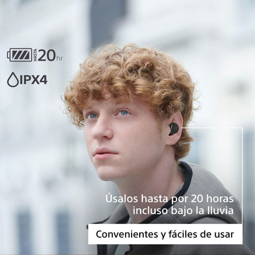 Auriculares In-ear Inalámbricos Sony Wf-c500 Color Negro