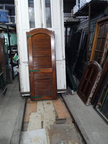 Ventana De Cedro 1 Hoja De Abrir Con Postigo Marrón (Usado)