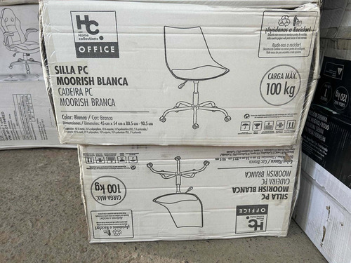 Imagen 5 de 5 de Silla Pc Blanca Moorish Blanca