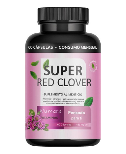 Multivitamínico Mujer 60  Cápsulas Super Red Clover  