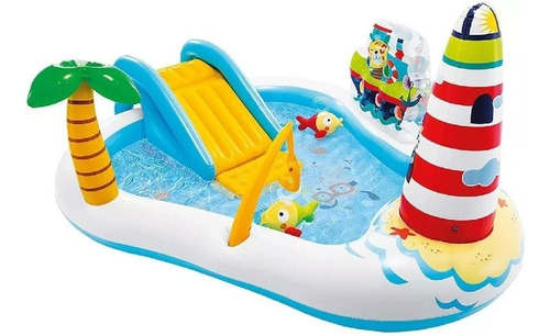 Piscina Inflable Intex Centro Acuático Pesca Milagrosa 