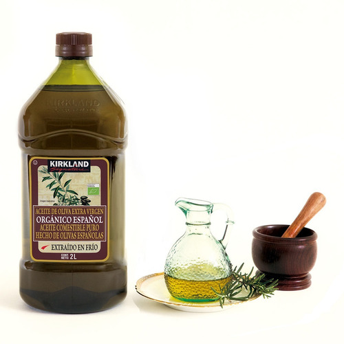 Aceite De Oliva Organico Extra Virgen 2 Litros Prensado Frio
